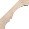 Ekena Millwork 5 1/2"W x 14"D x 14"H Balboa Smooth Knee Brace, Douglas Fir BRC06X14X14BOA00SDF - alternate 3